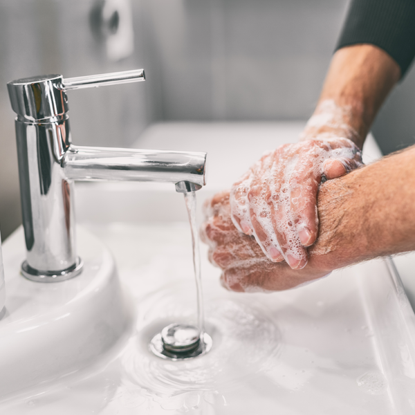 Washing hands reduce use of hand sanitiser