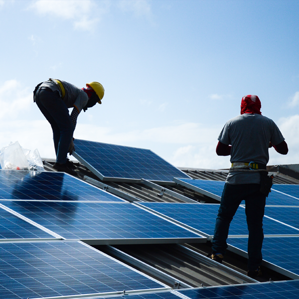 Solar panels for resident societies