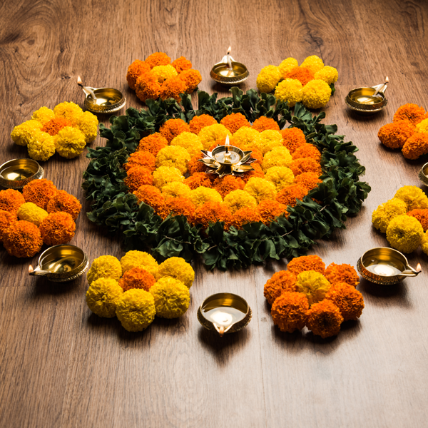 Home Decor Top 30+Beautiful And Modern Diwali Decoration Designs And  Ideas|| Advance… | Flower decorations diy, Rangoli designs simple diwali,  Simple flower rangoli