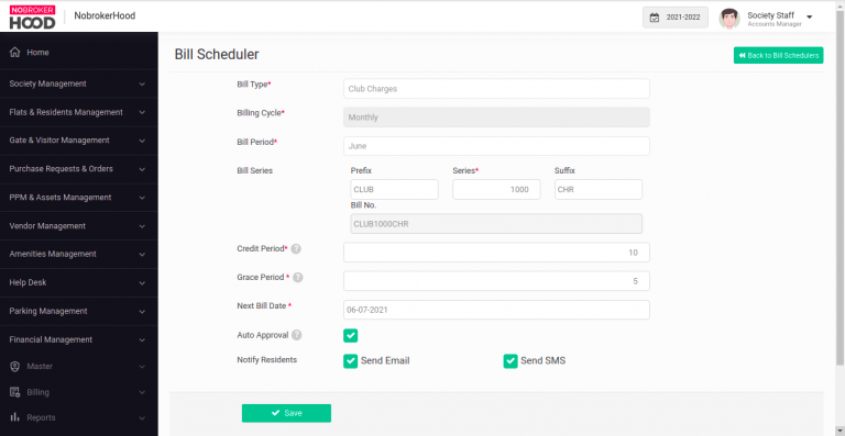 Auto Bill Generation 2